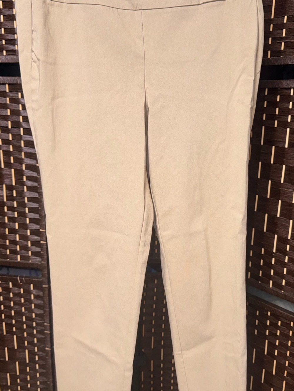 Martha Stewart Skinny Jeans in Light Beige